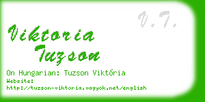 viktoria tuzson business card